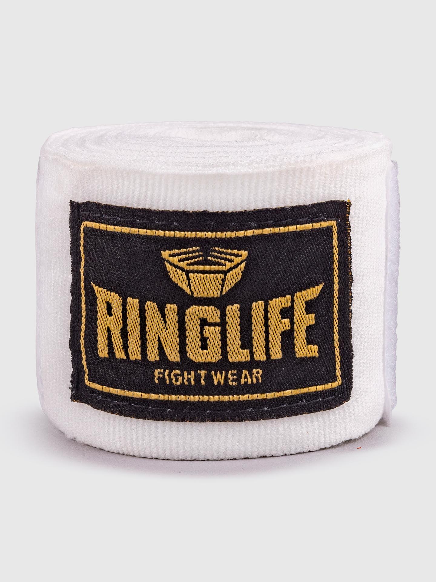 RINGLIFE Boxbandagen, Logo, 4,5 m, weiß