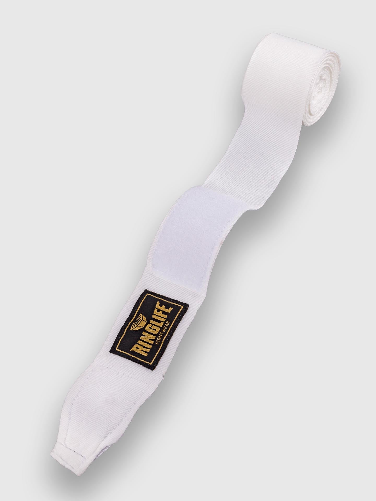 RINGLIFE Boxbandagen, Logo, 4,5 m, weiß