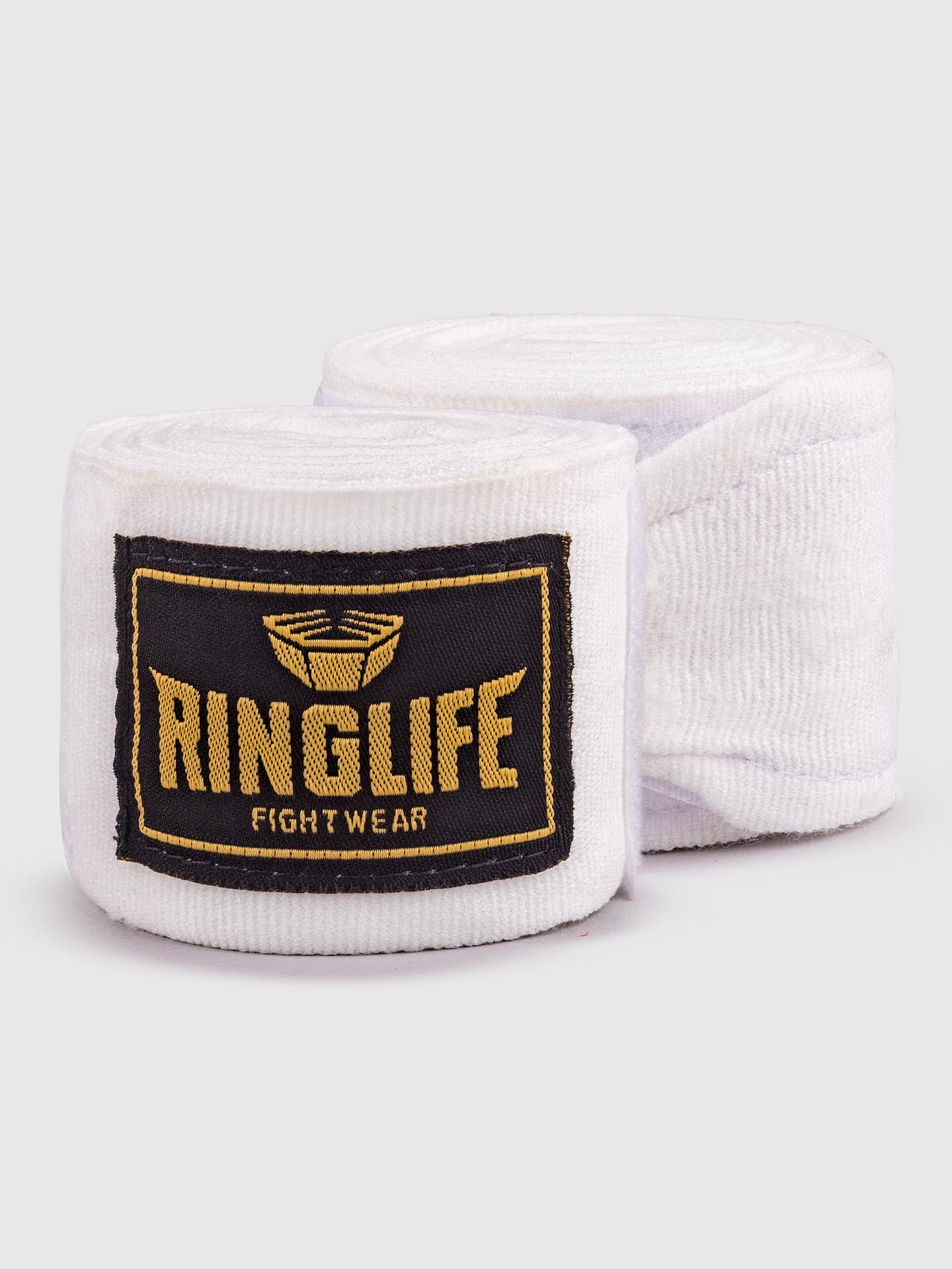 RINGLIFE Boxbandagen, Logo, 4,5 m, weiß