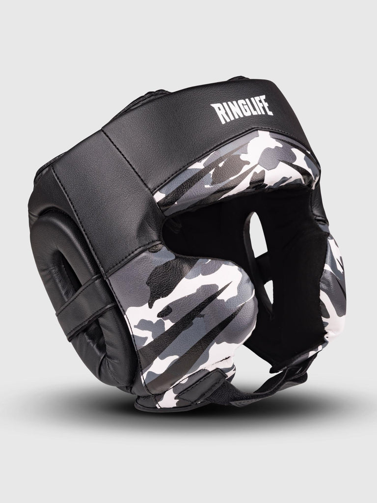 RINGLIFE Kopfschutz, Unit, schwarz-camo