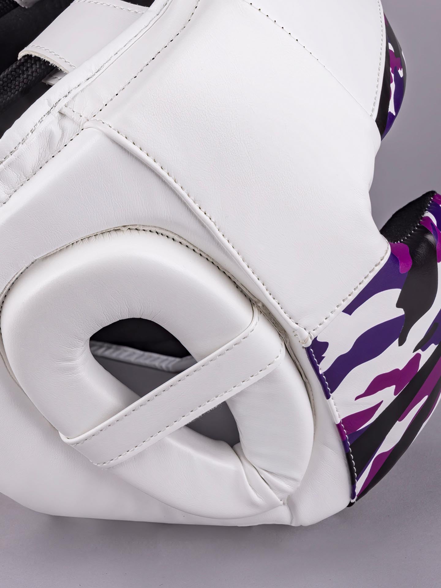 RINGLIFE Kopfschutz, Unit, weiß-lila-camo