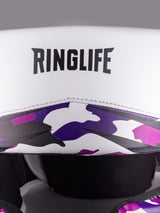 RINGLIFE Kopfschutz, Unit, weiß-lila-camo