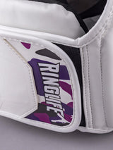 RINGLIFE Kopfschutz, Unit, weiß-lila-camo