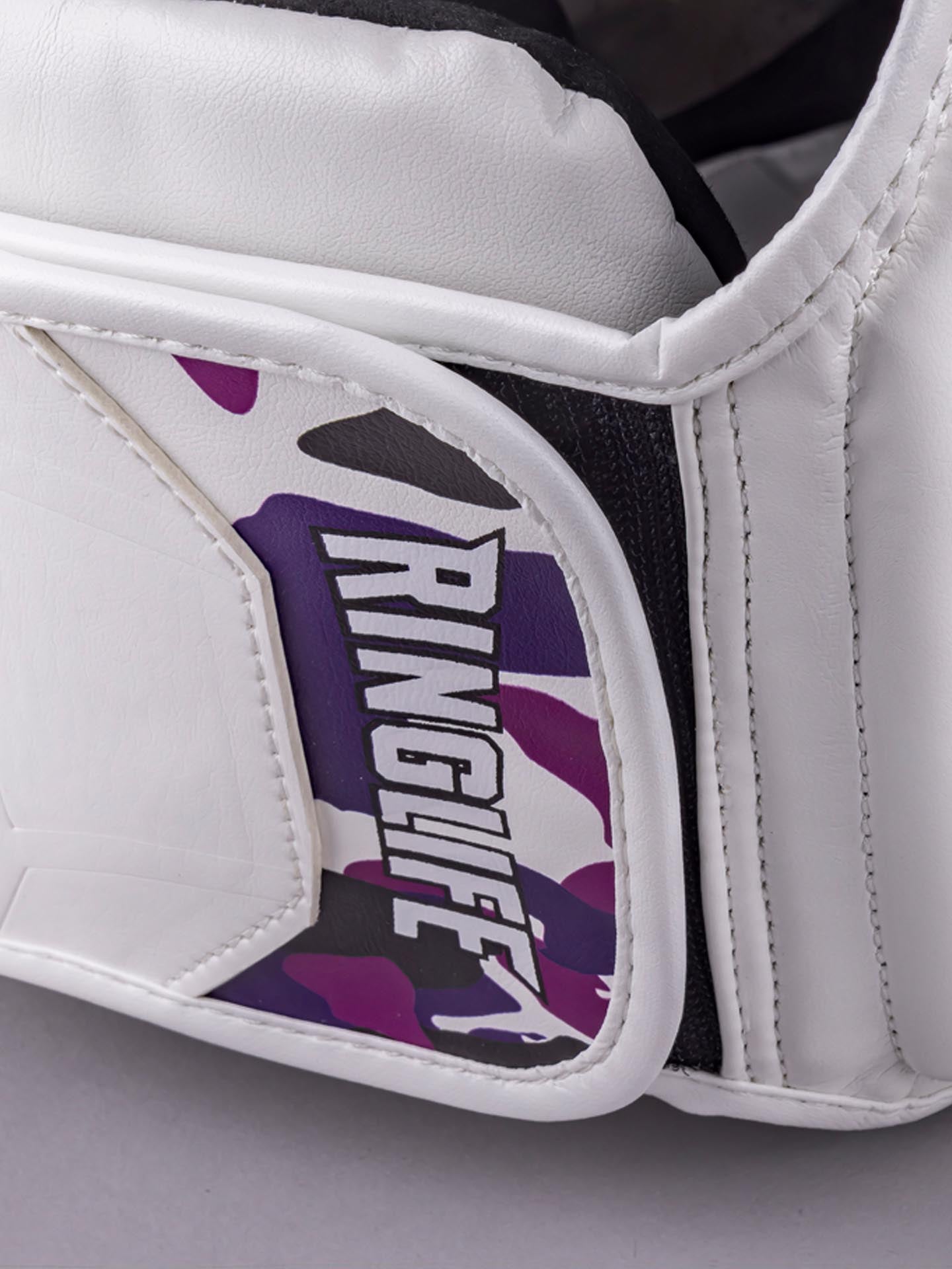 RINGLIFE Kopfschutz, Unit, weiß-lila-camo