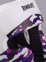 RINGLIFE Kopfschutz, Unit, weiß-lila-camo