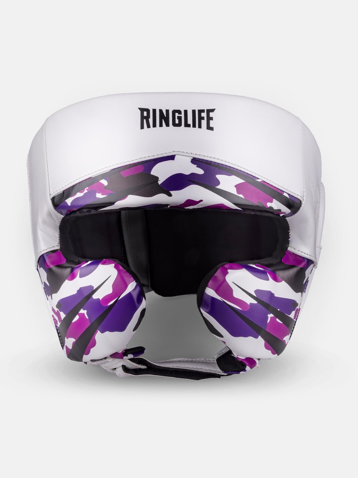 RINGLIFE Kopfschutz, Unit, weiß-lila-camo