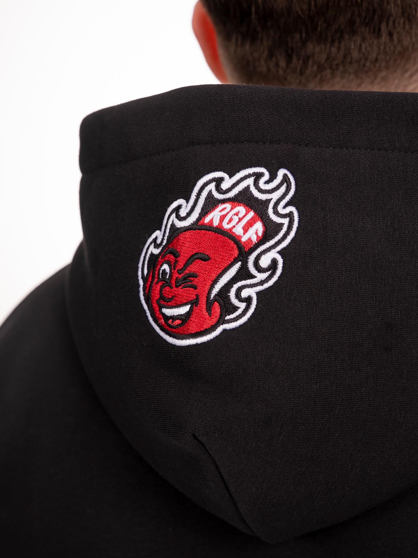 RINGLIFE Hoodie, College, schwarz