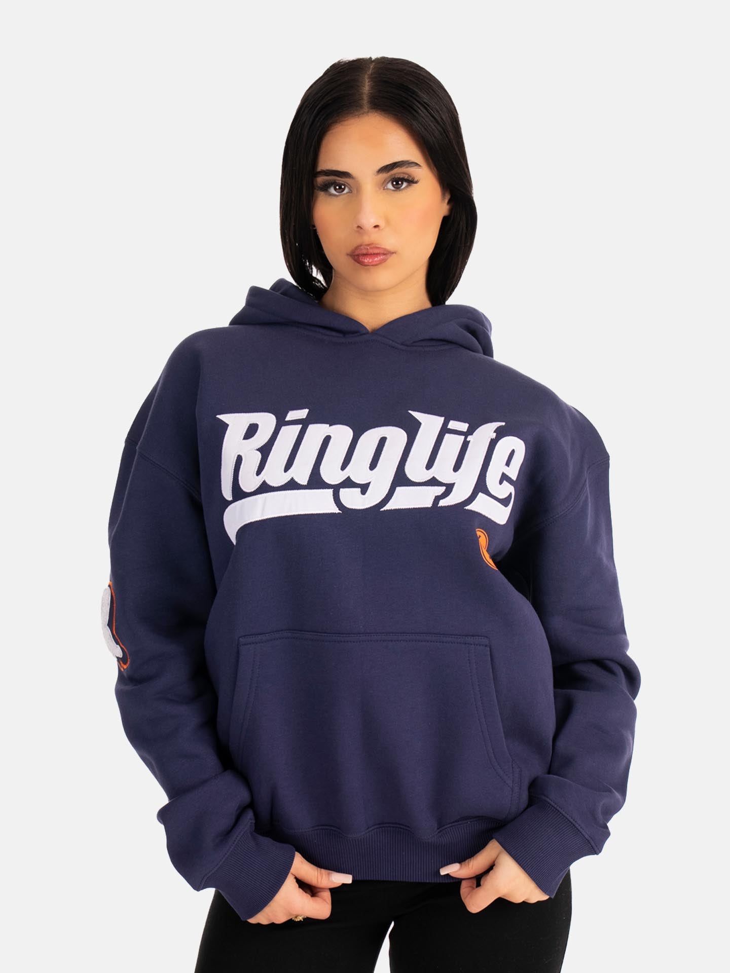 RINGLIFE Hoodie, College, blau