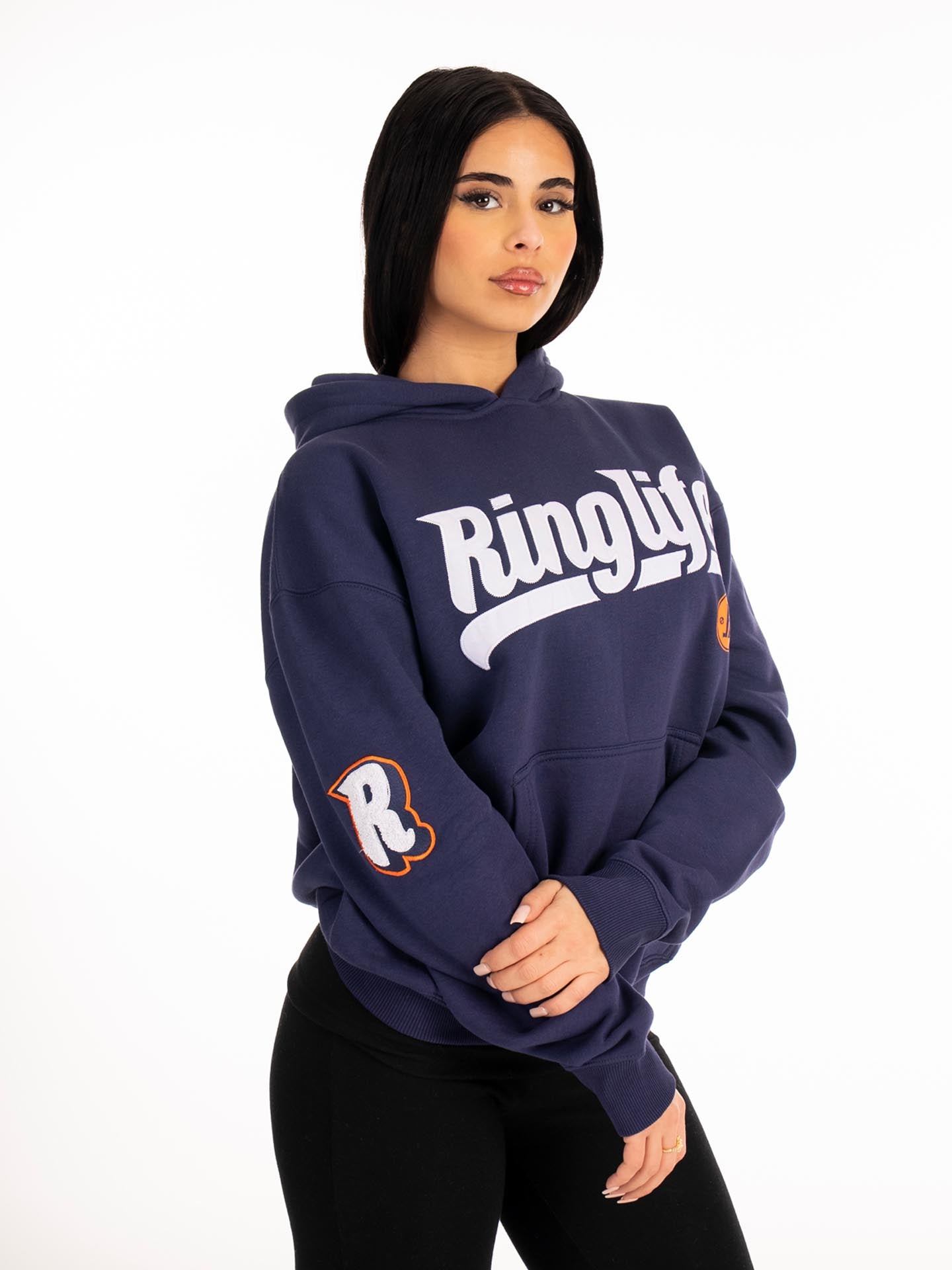 RINGLIFE Hoodie, College, blau
