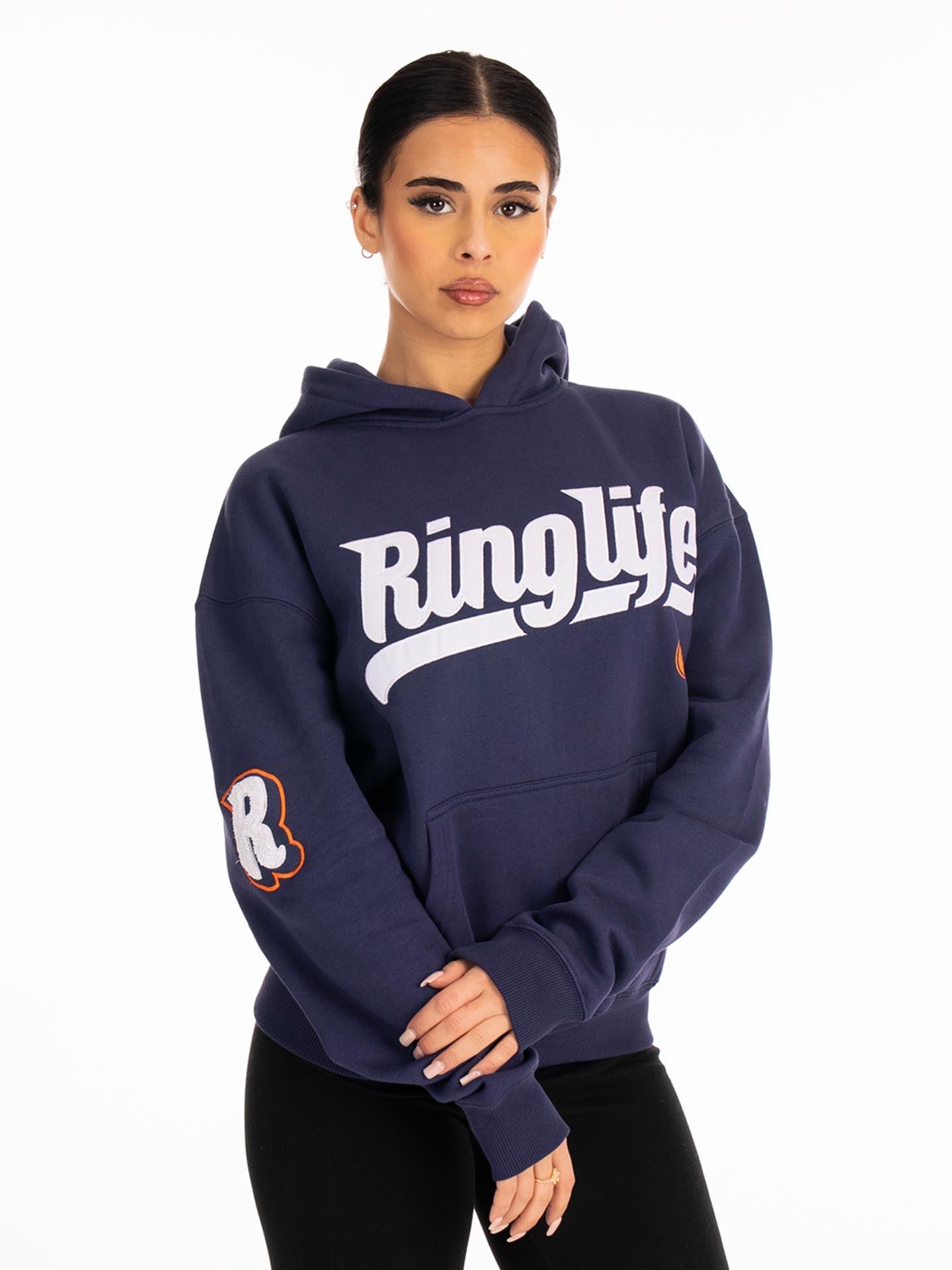 RINGLIFE Hoodie, College, blau