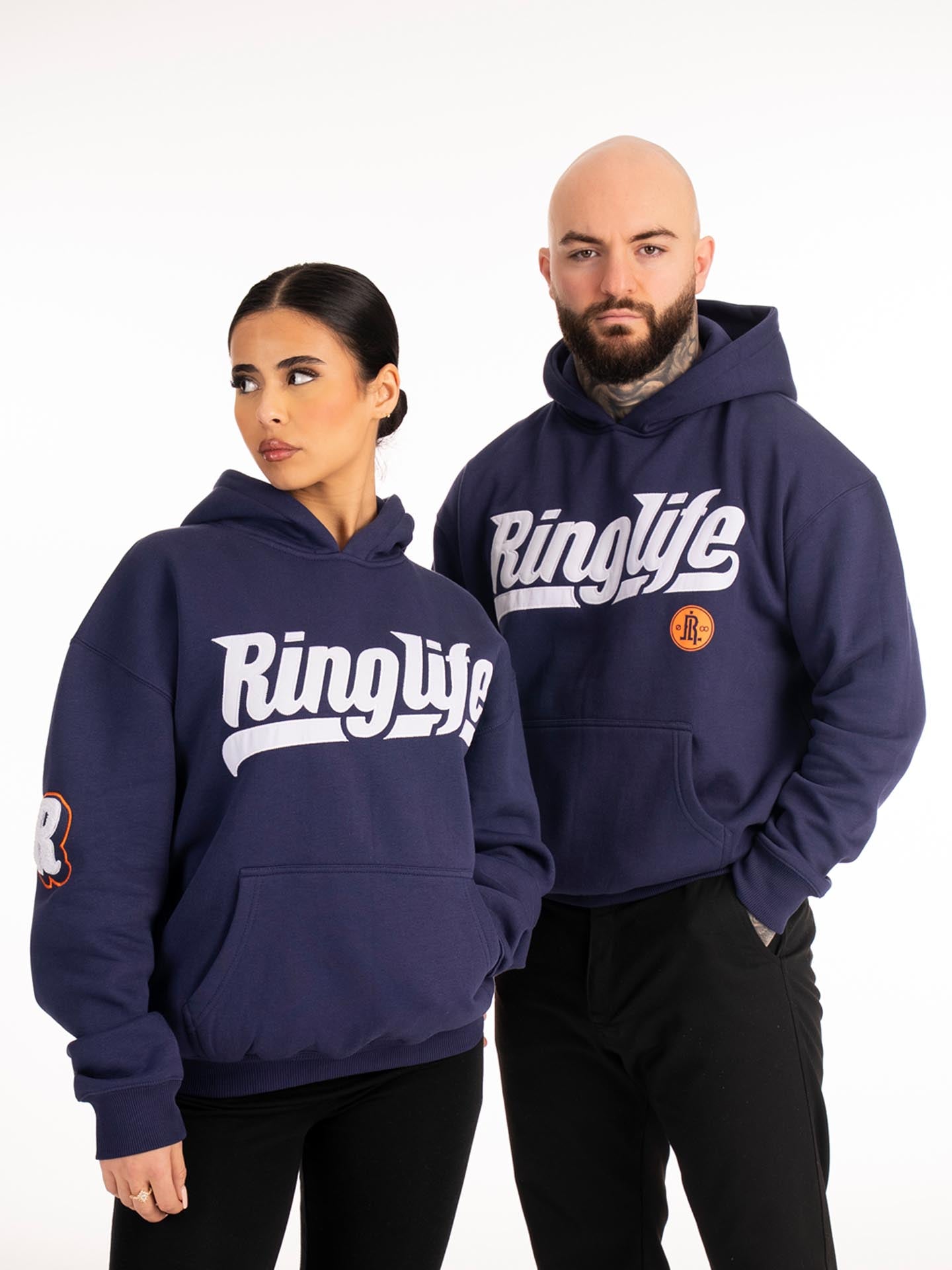 RINGLIFE Hoodie, College, blau