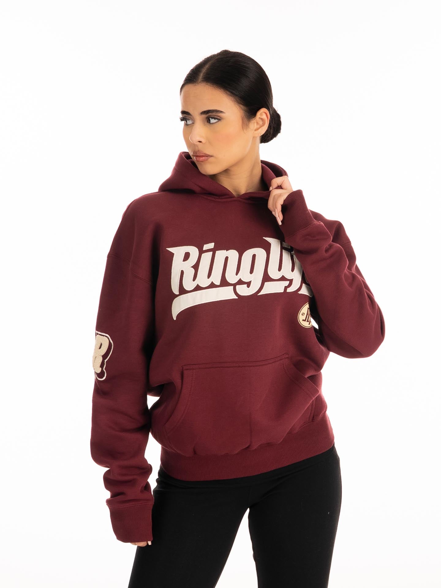 RINGLIFE Hoodie, College, dunkelrot