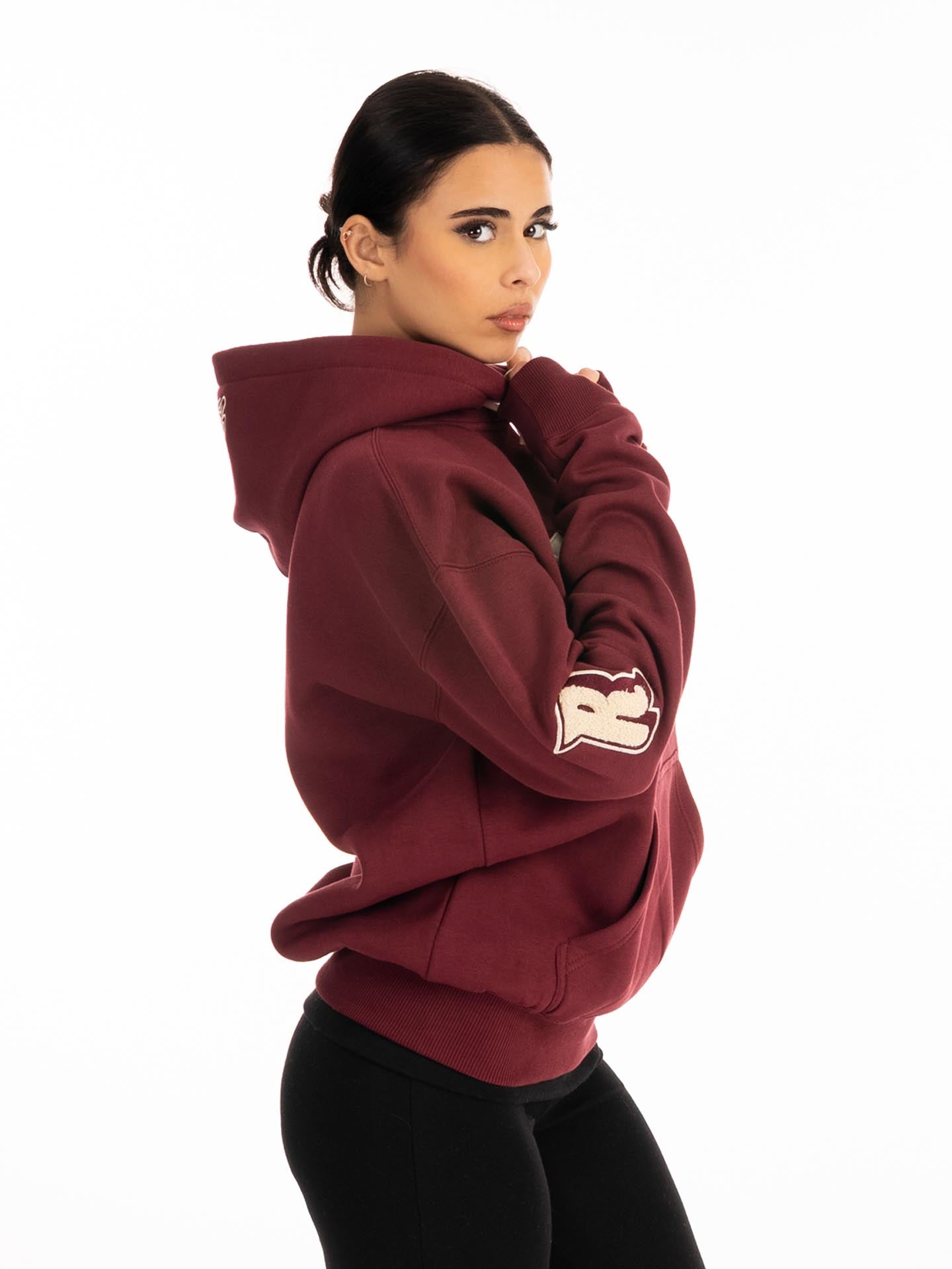 RINGLIFE Hoodie, College, dunkelrot