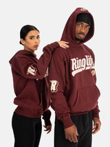 RINGLIFE Hoodie, College, dunkelrot