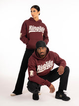 RINGLIFE Hoodie, College, dunkelrot