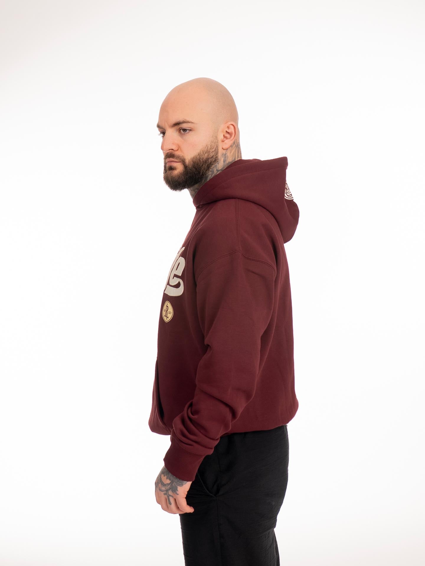 RINGLIFE Hoodie, College, dunkelrot