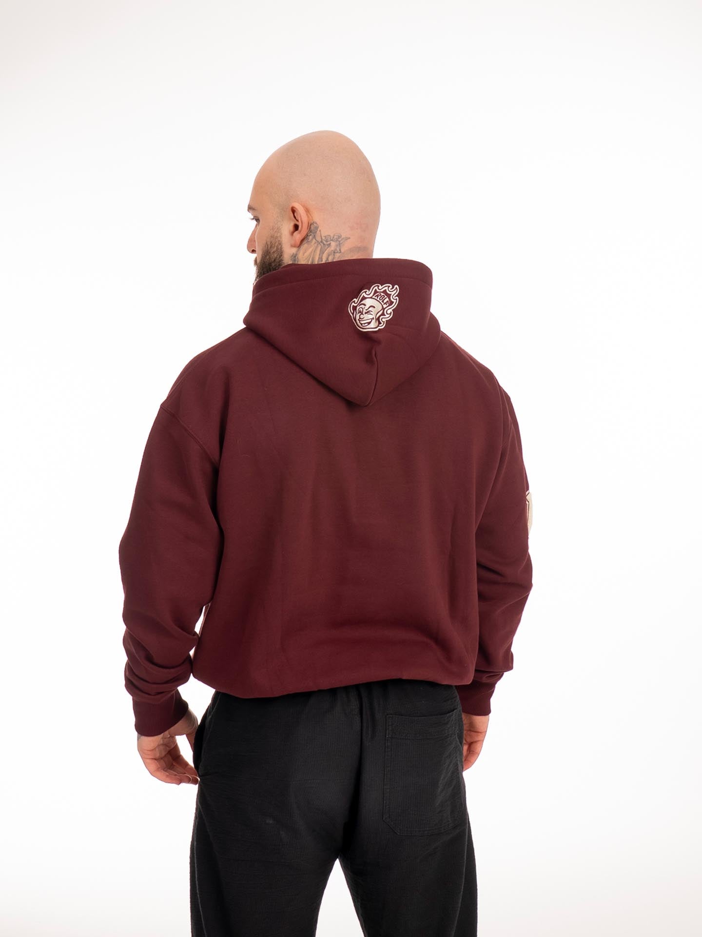 RINGLIFE Hoodie, College, dunkelrot