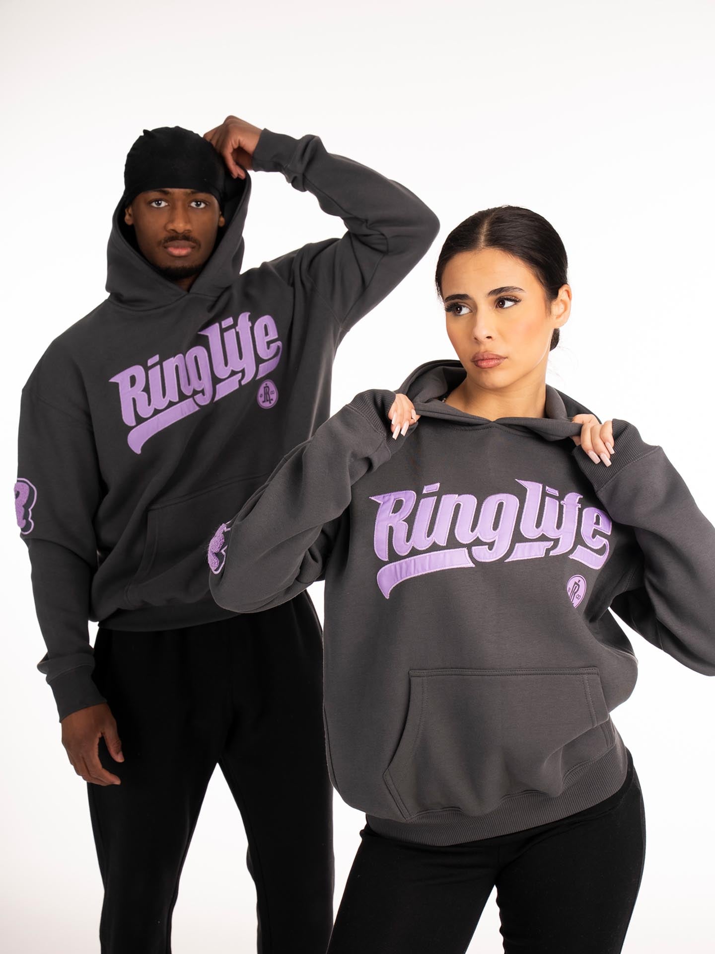 RINGLIFE Hoodie, College, grau