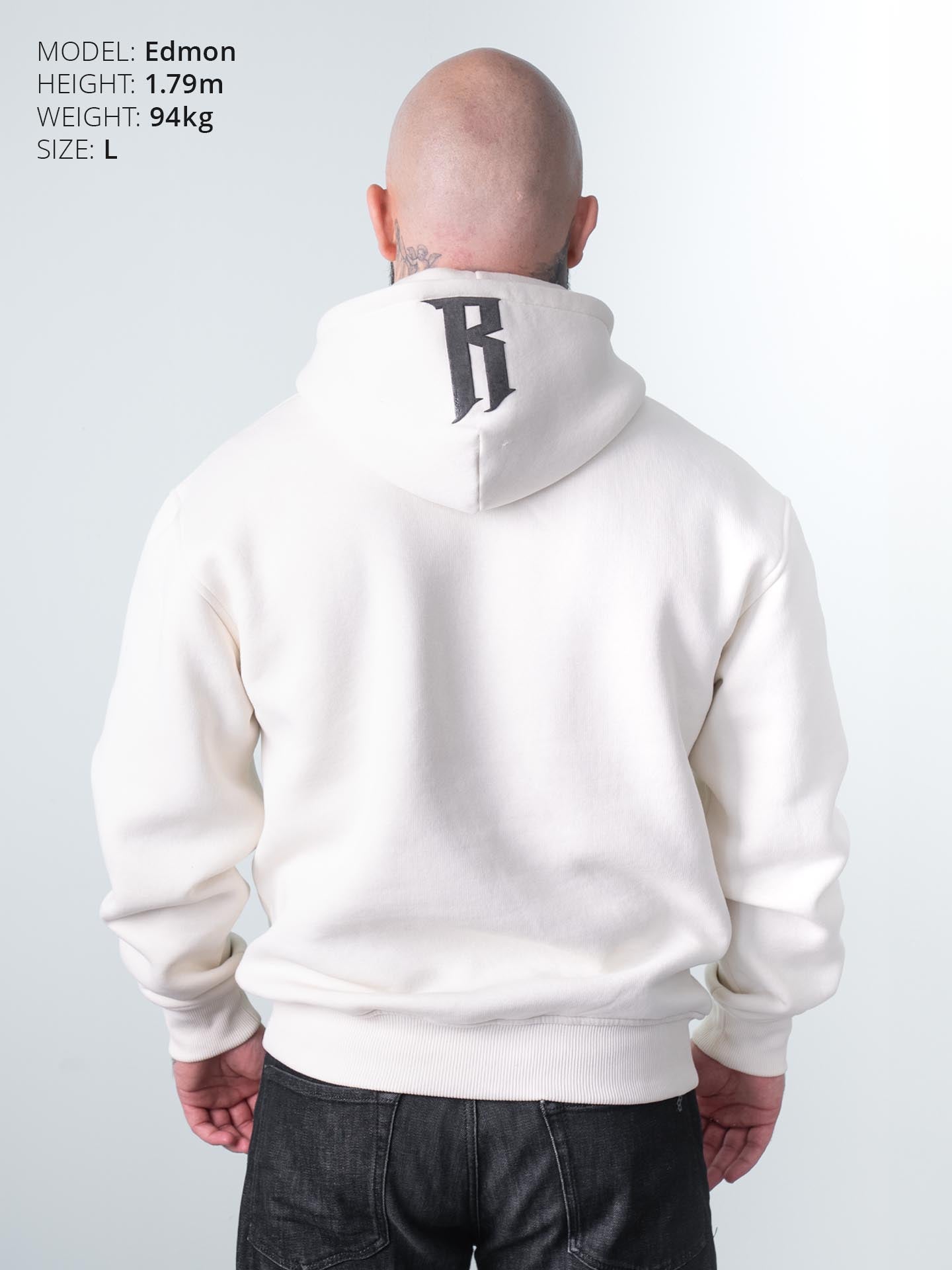 RINGLIFE Hoodie Oversized, R, Arctic Wolf