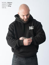 RINGLIFE Hoodie Oversized, R, schwarz