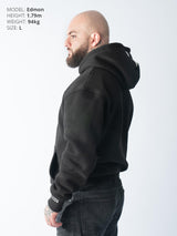 RINGLIFE Hoodie Oversized, R, schwarz