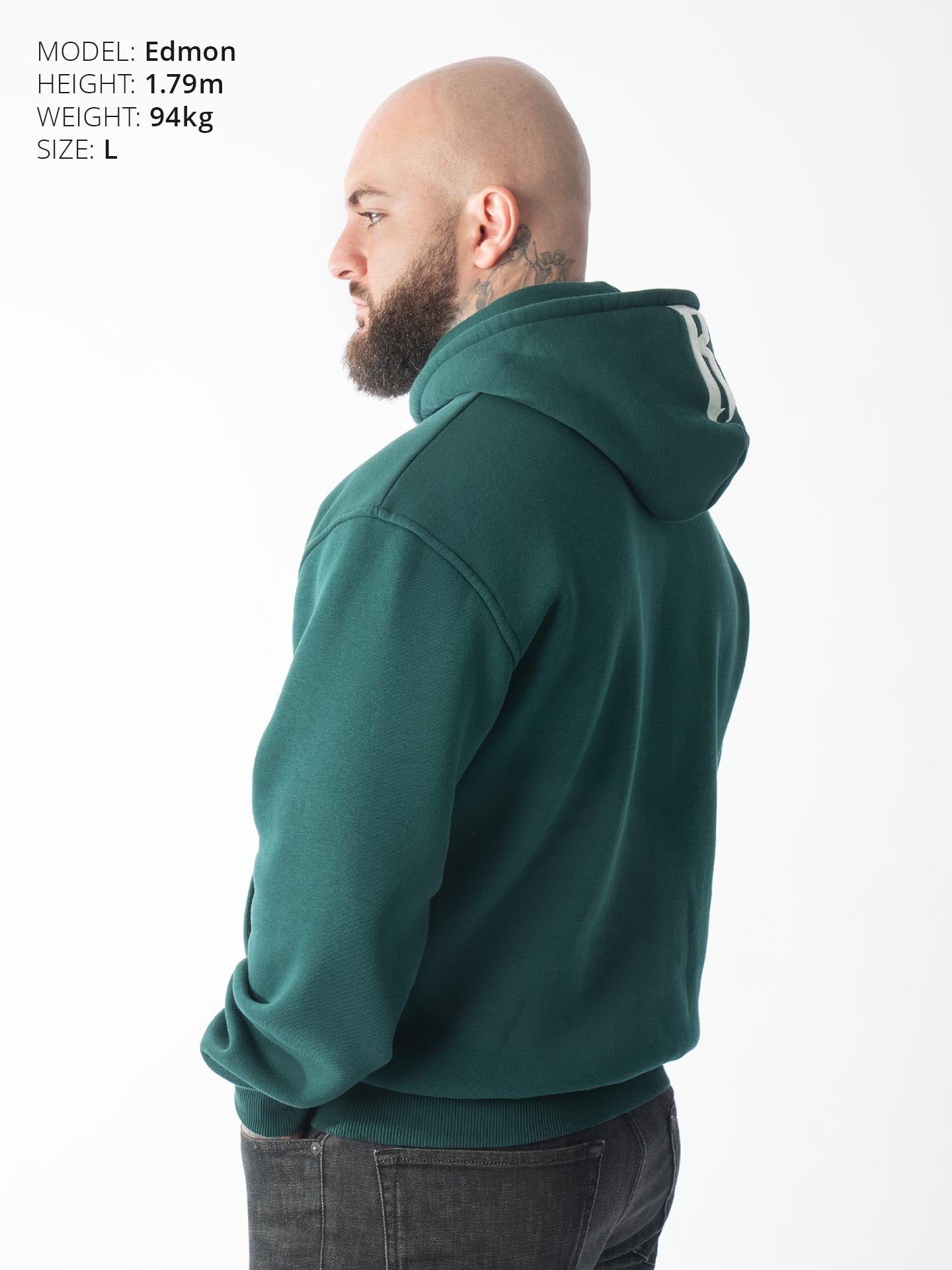 RINGLIFE Hoodie Oversized, R, grün