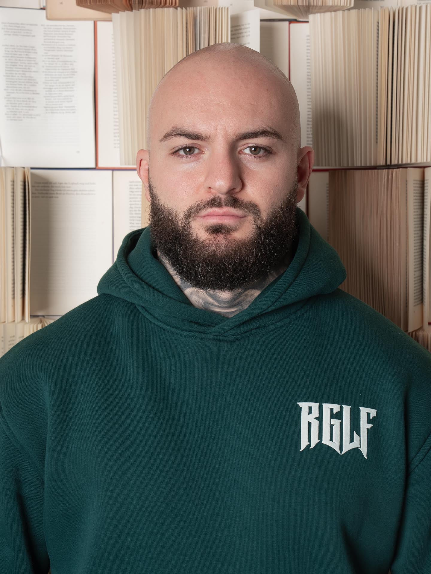 RINGLIFE Hoodie Oversized, R, grün