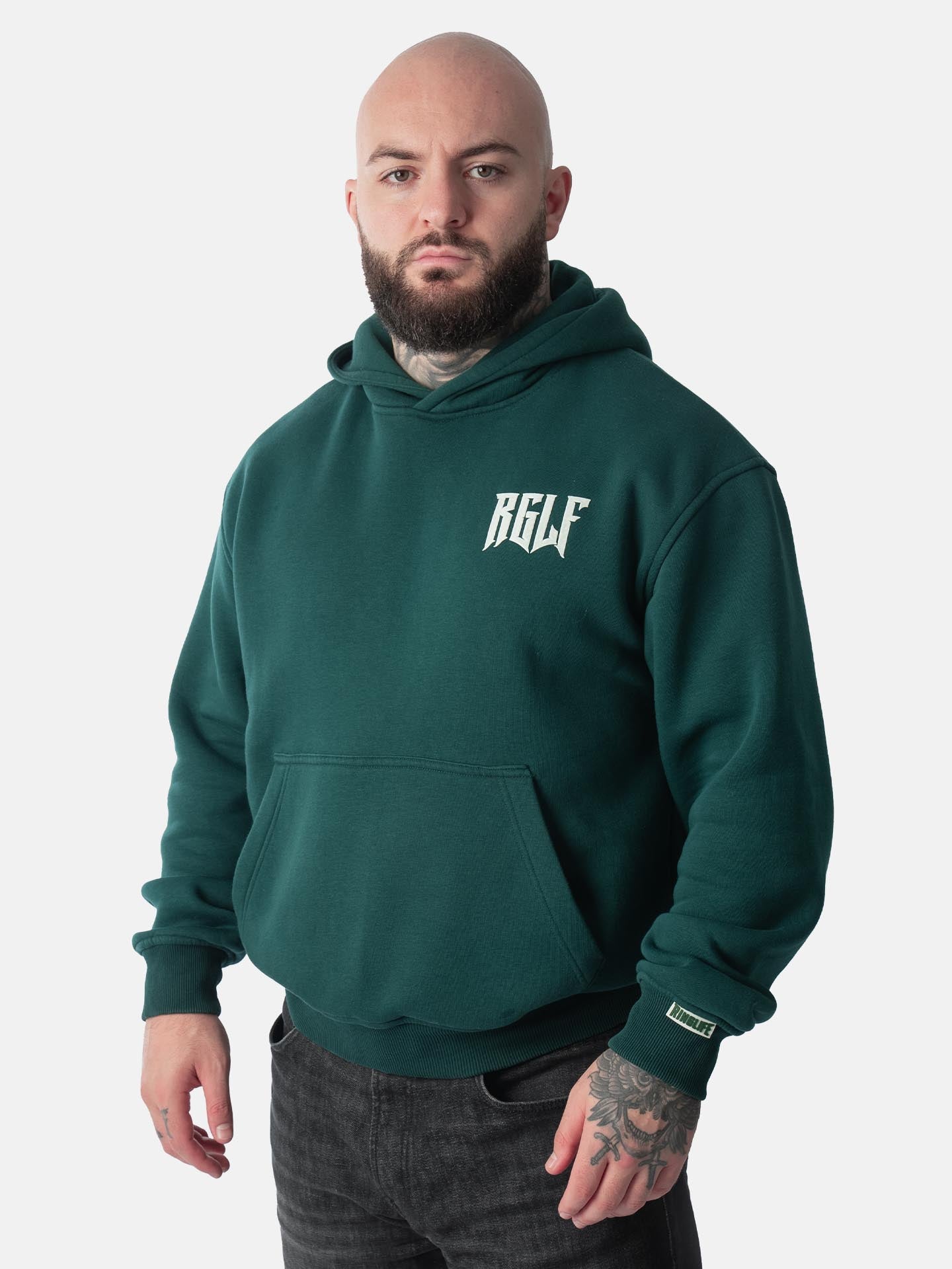 RINGLIFE Hoodie Oversized, R, grün