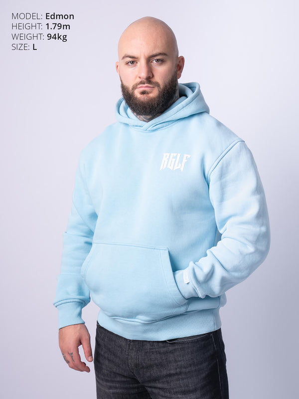 RINGLIFE Hoodie Oversized, R, Ice Blue