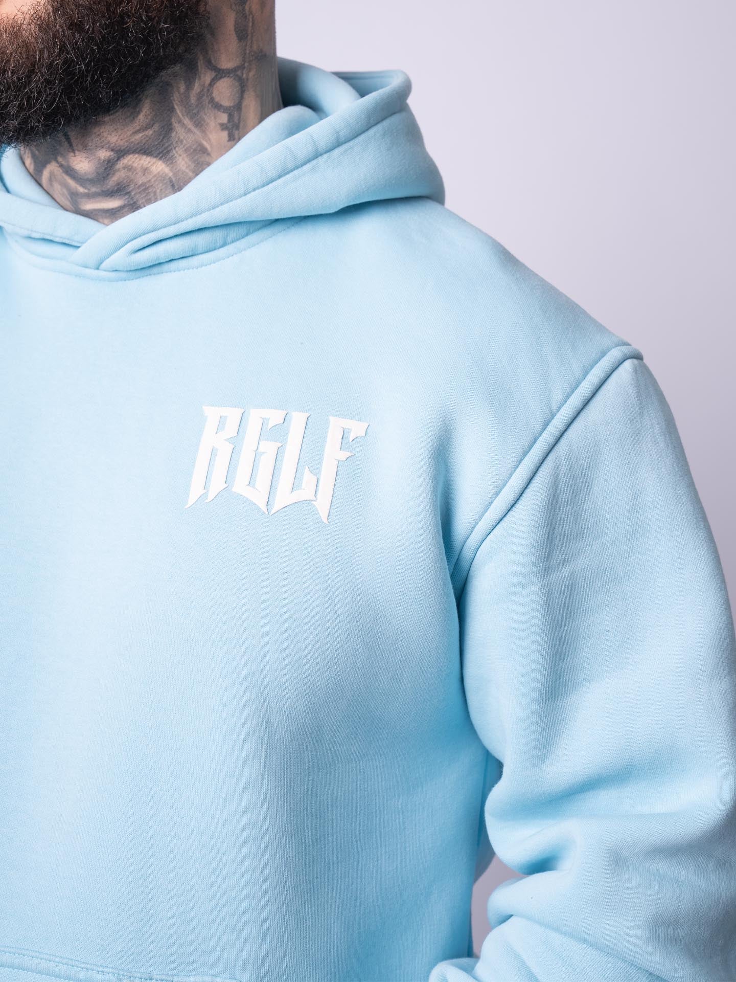 RINGLIFE Hoodie Oversized, R, Ice Blue