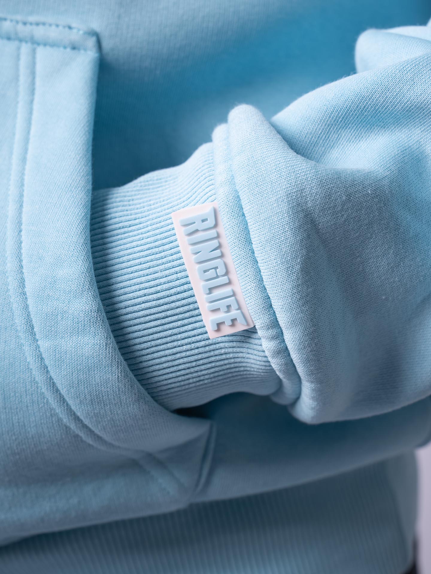 RINGLIFE Hoodie Oversized, R, Ice Blue