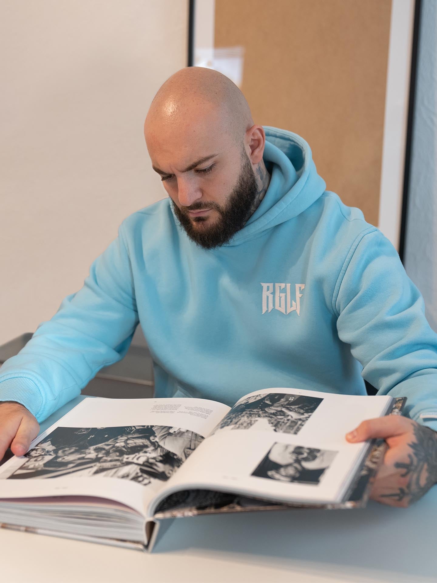 RINGLIFE Hoodie Oversized, R, Ice Blue