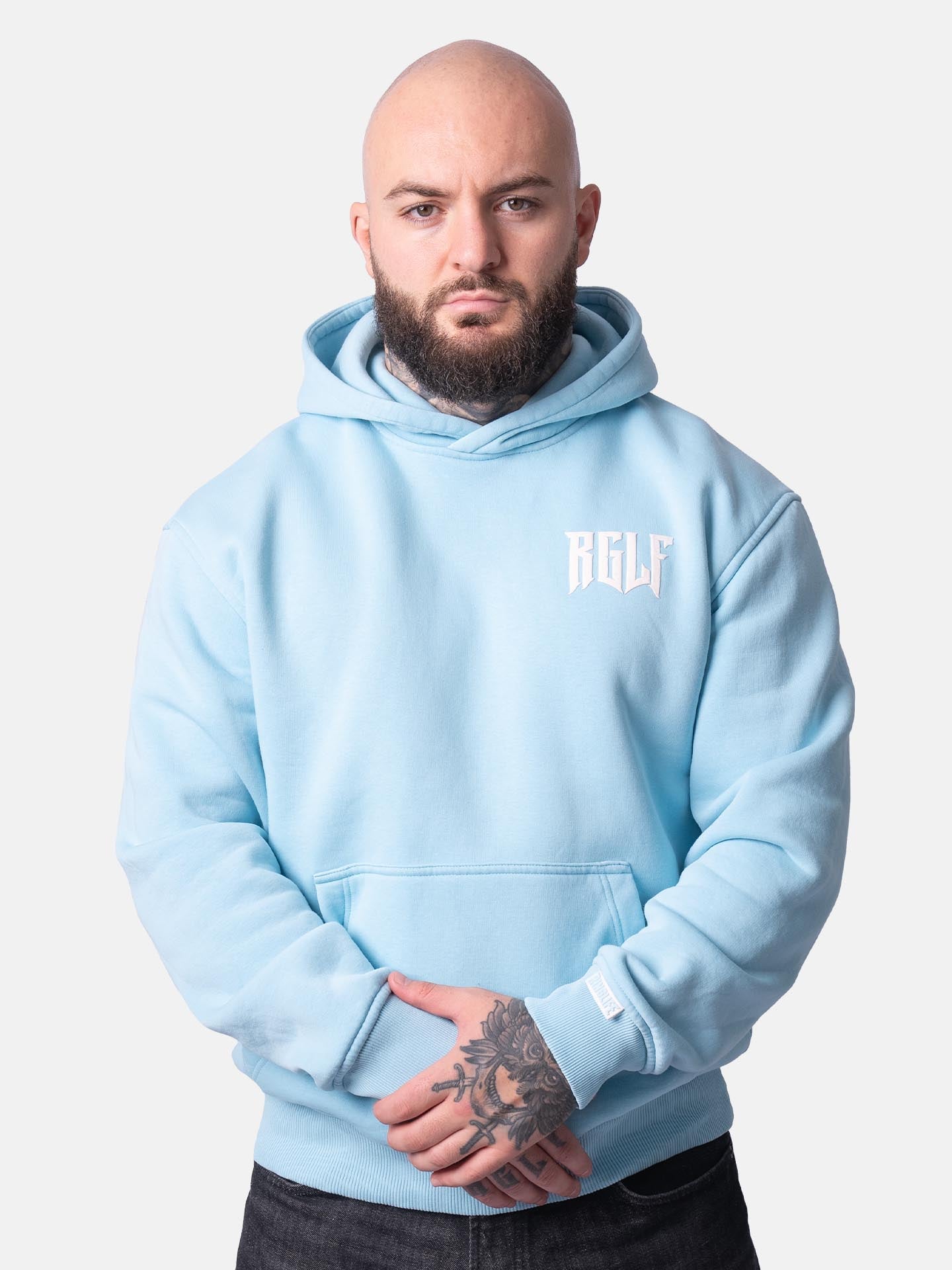 RINGLIFE Hoodie Oversized, R, Ice Blue