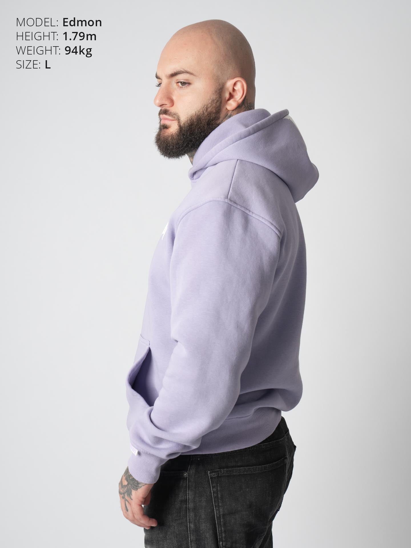 RINGLIFE Hoodie Oversized, R, lila