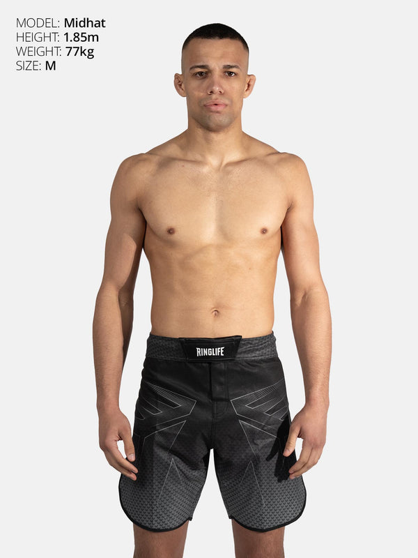 RINGLIFE MMA Shorts - Octaring 2.0 schwarz-grau