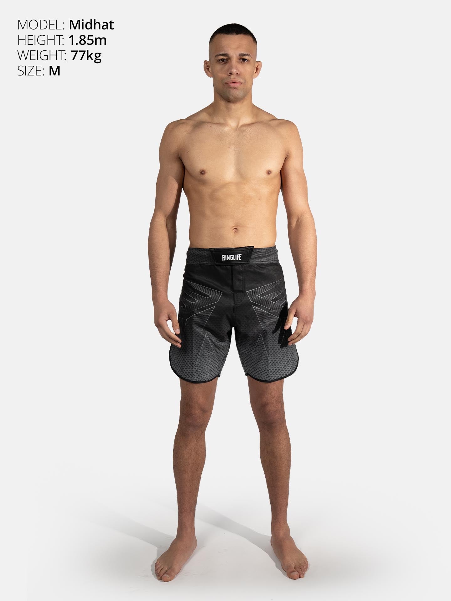 RINGLIFE MMA Shorts - Octaring 2.0 schwarz-grau