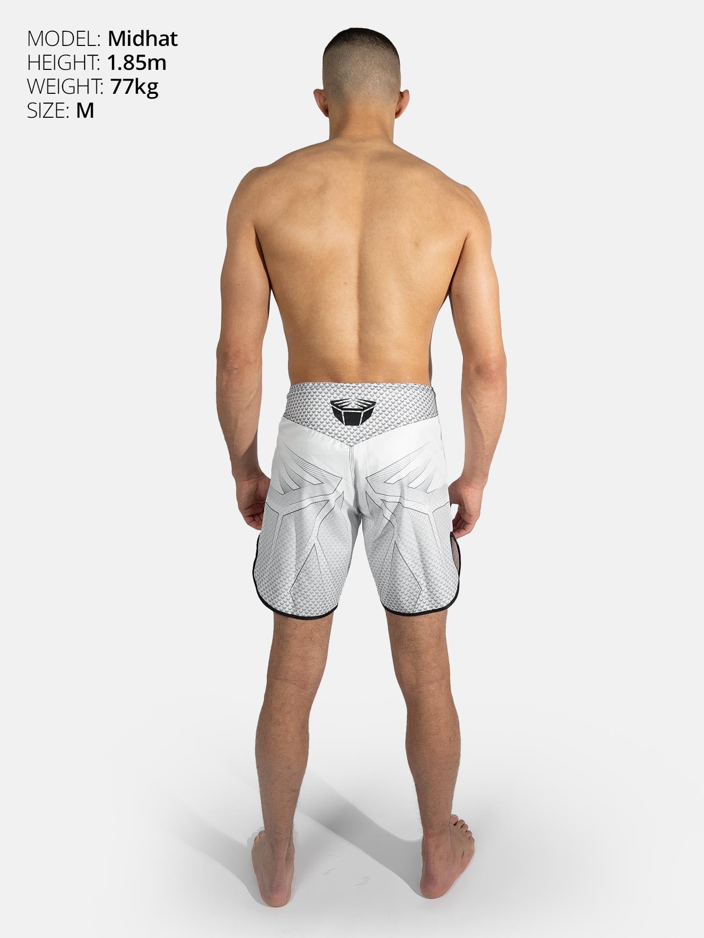 RINGLIFE MMA Shorts - Octaring 2.0 weiss-schwarz