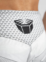 RINGLIFE MMA Shorts - Octaring 2.0 weiss-schwarz