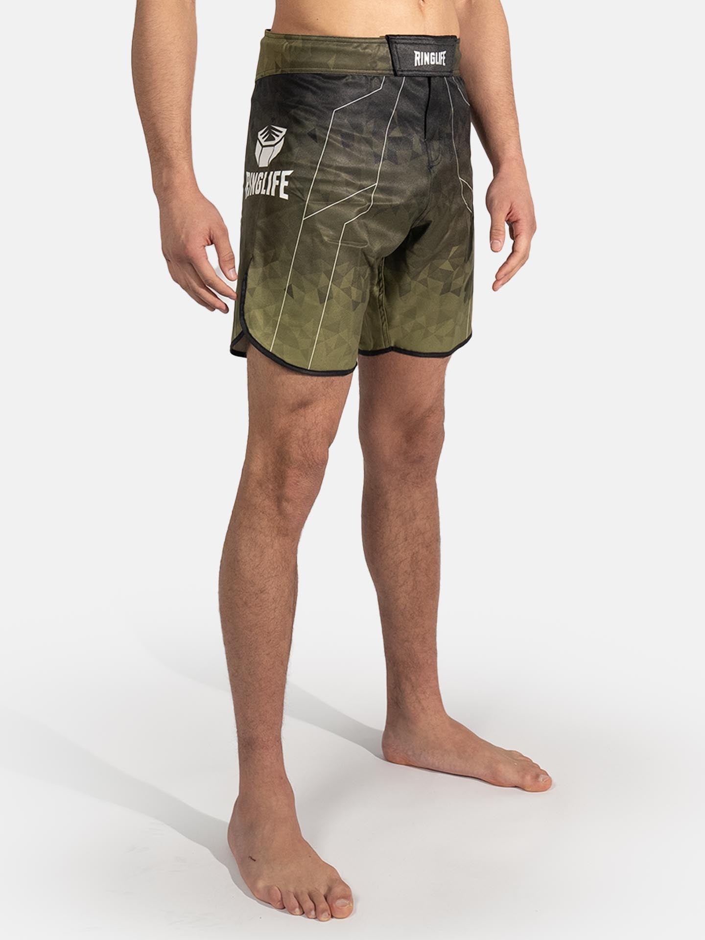 RINGLIFE MMA Shorts - Transition schwarz-grün