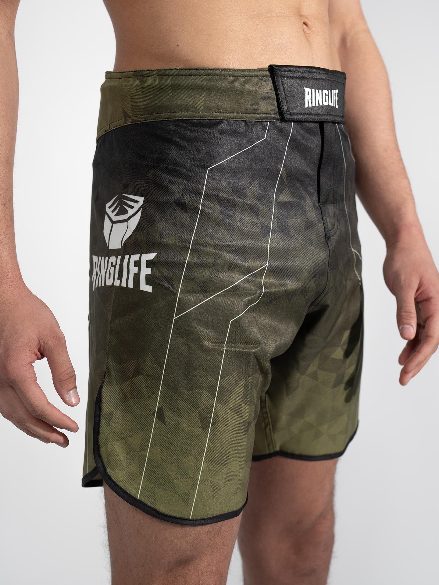 RINGLIFE MMA Shorts - Transition schwarz-grün