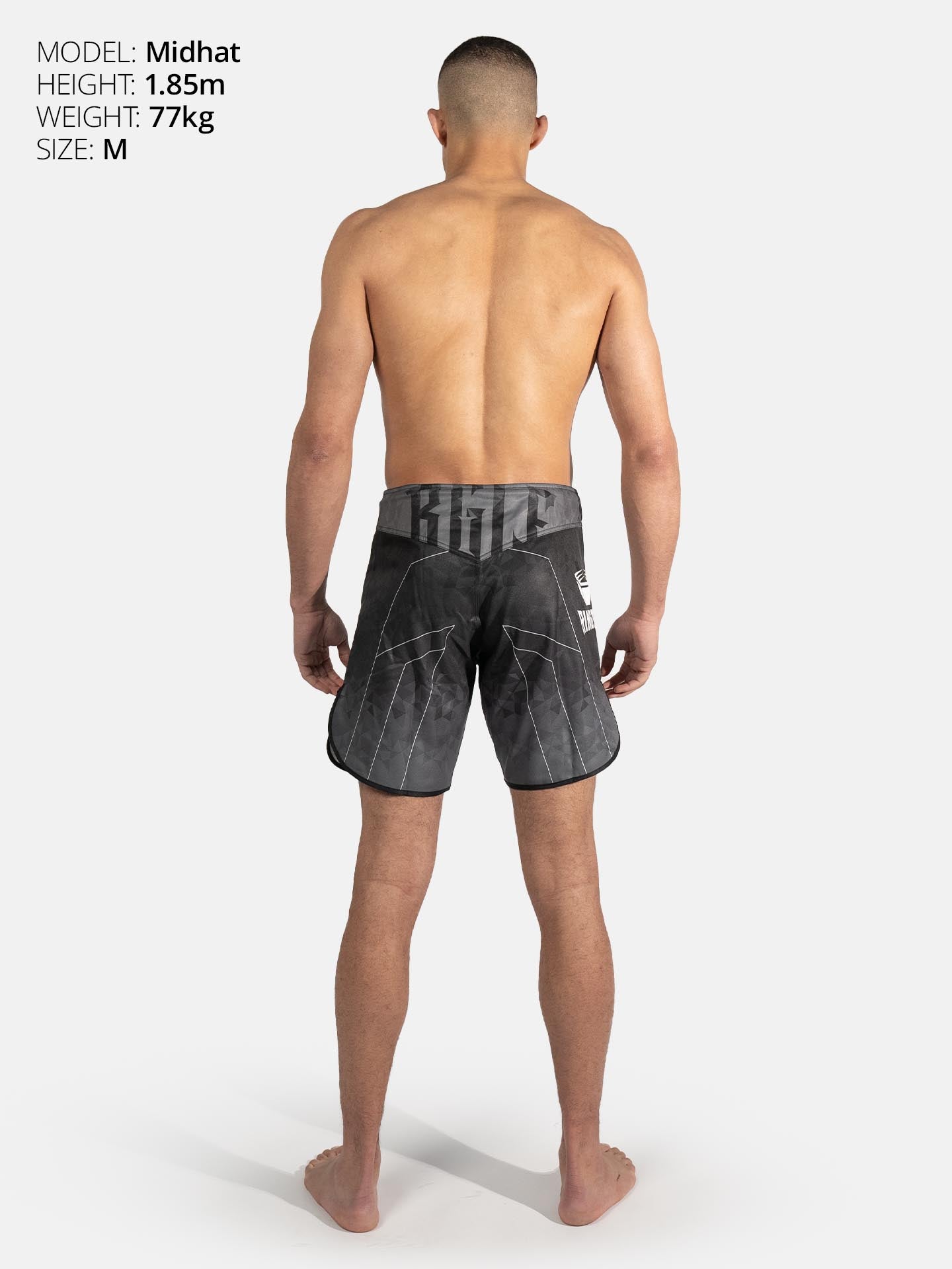 RINGLIFE MMA Shorts - Transition schwarz-grau