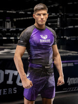 RINGLIFE MMA Shorts - Transition schwarz-lila