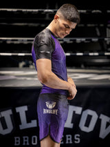 RINGLIFE MMA Shorts - Transition schwarz-lila