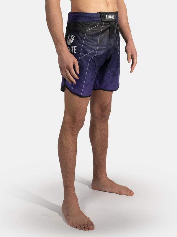 RINGLIFE MMA Shorts - Transition schwarz-lila