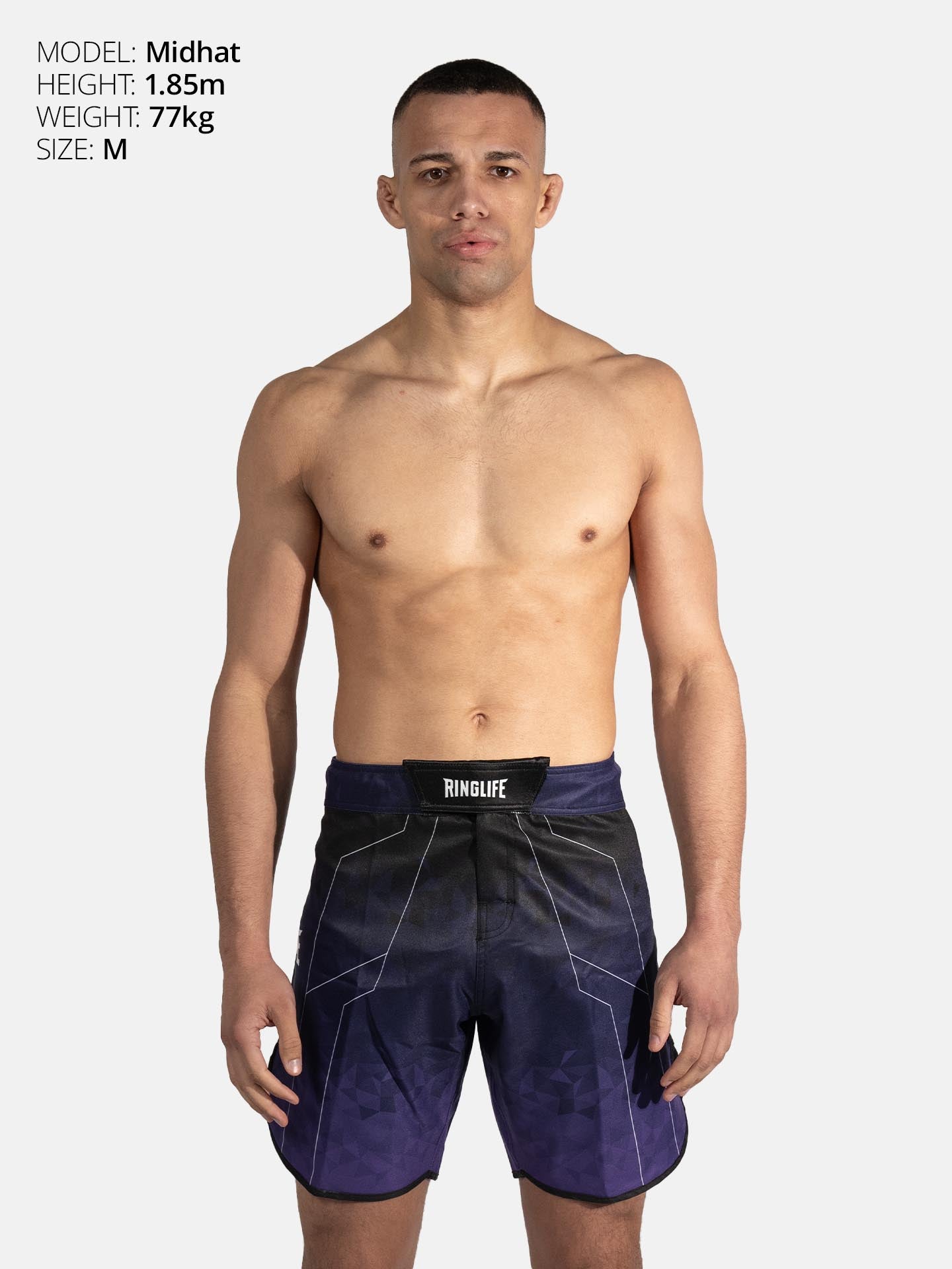RINGLIFE MMA Shorts - Transition schwarz-lila