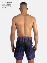 RINGLIFE MMA Shorts - Transition schwarz-lila