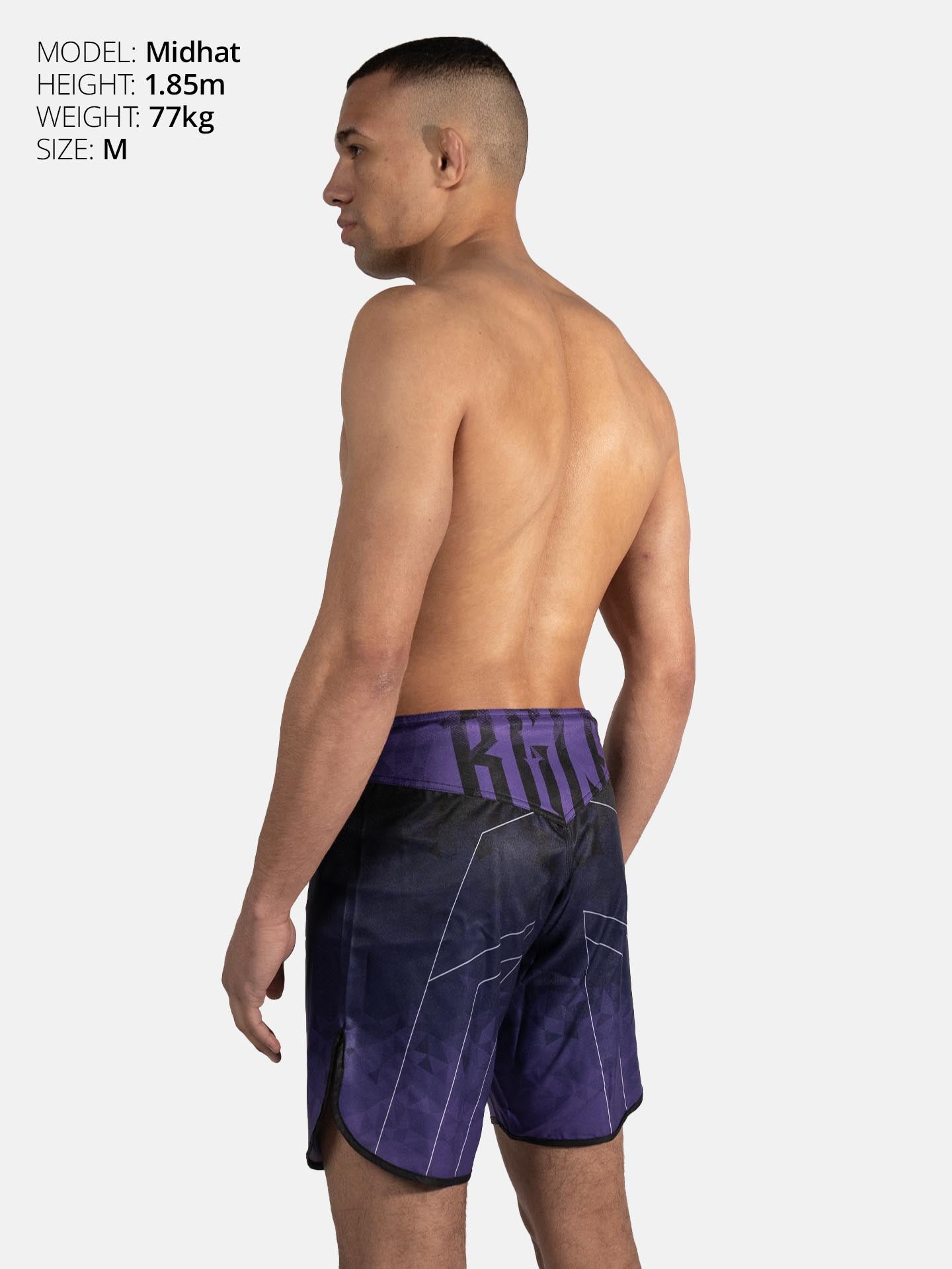 RINGLIFE MMA Shorts - Transition schwarz-lila