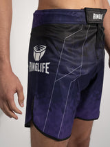 RINGLIFE MMA Shorts - Transition schwarz-lila