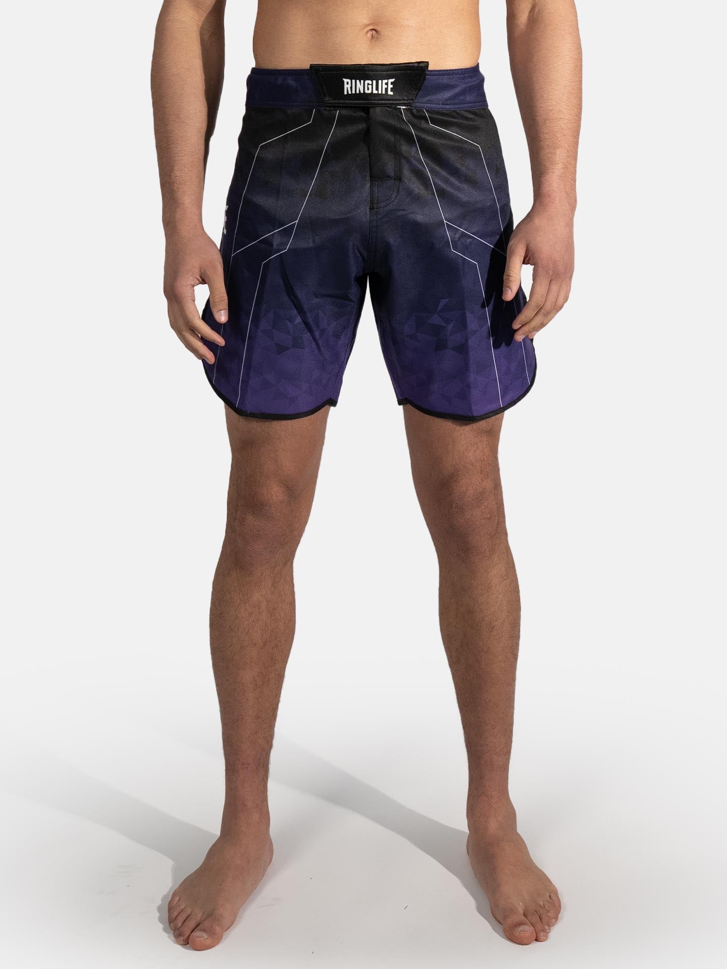 RINGLIFE MMA Shorts - Transition schwarz-lila
