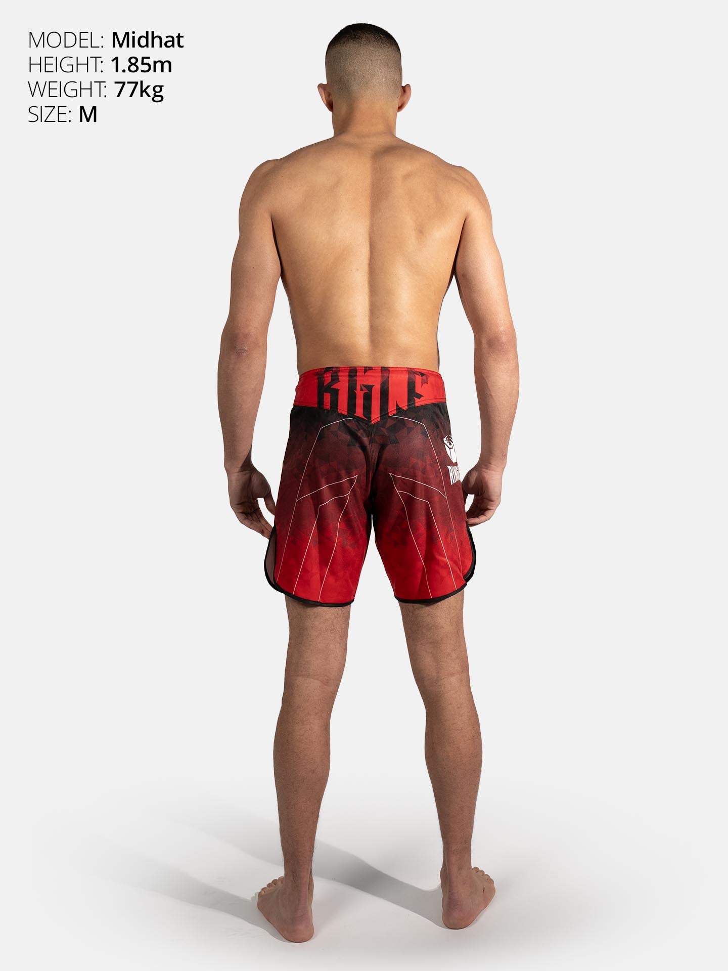 RINGLIFE MMA Shorts - Transition schwarz-rot